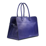 NOIR LARGE TOP HANDLE BAG - INDIGO BLUE BLACK TWO TONE + CM MULTI PURPOSE POUCH - INDIGO BLUE BLACK TWO TONE