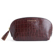 CROCO BUBBLE POUCH - CHERRY BLACK TWO TONE