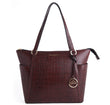 METROMATE CROCO TOTE BAG - CHERRY BLACK TWO TONE