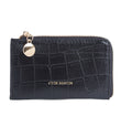 CROCO CM CARD HOLDER- BLACK