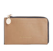 MINI PEBBLE CM CARD HOLDER - TAN