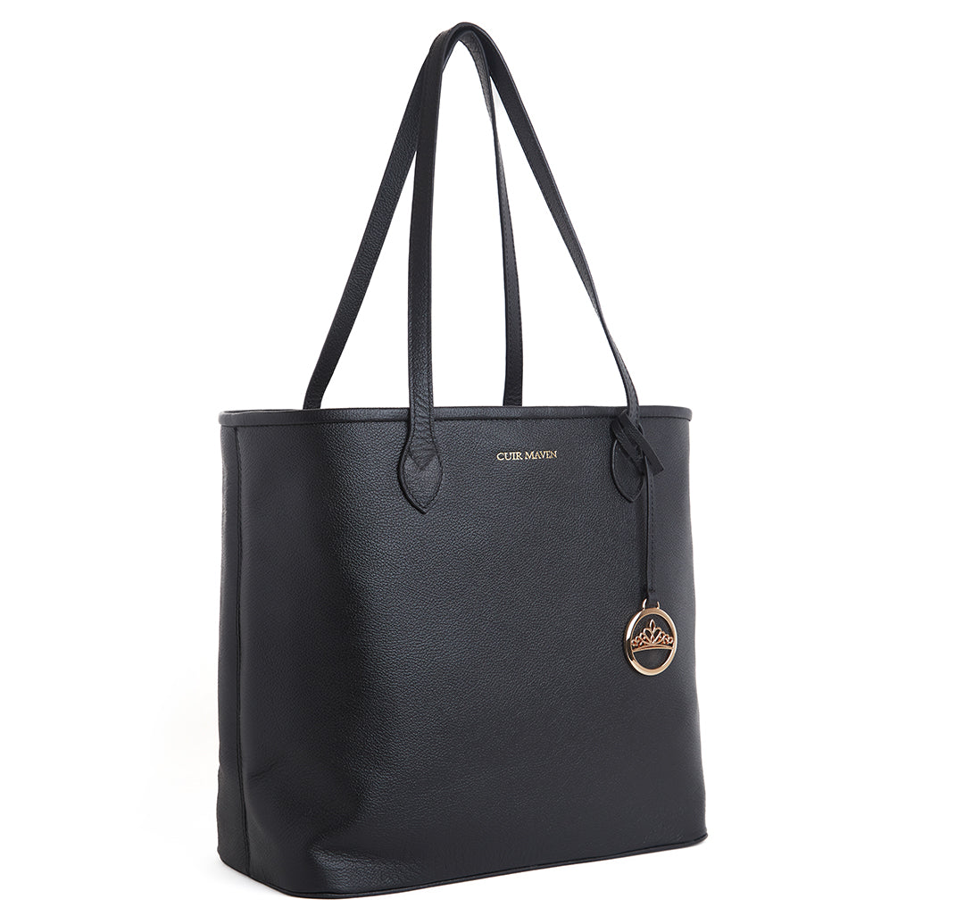 CITYSIDER LARGE TOTE BAG - BLACK