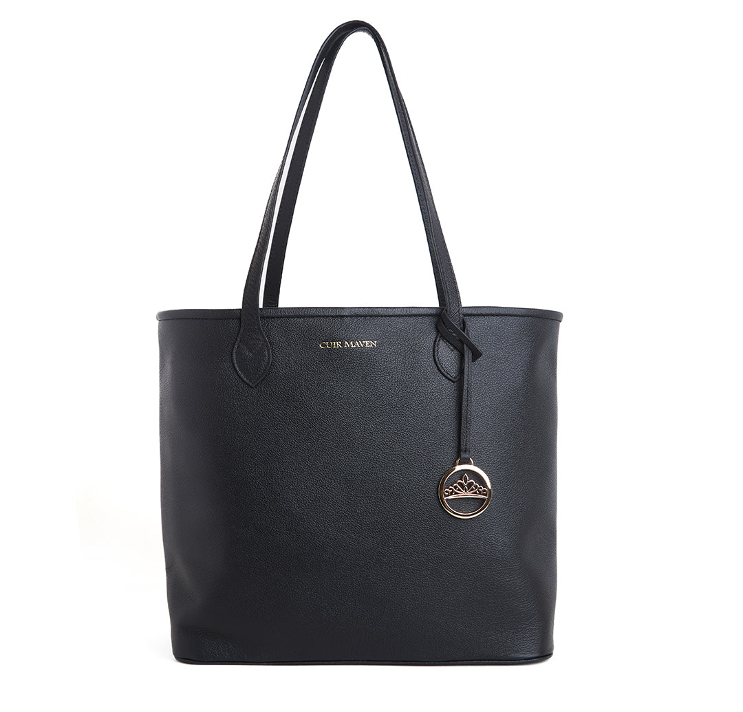 CITYSIDER LARGE TOTE BAG - BLACK