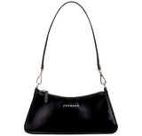 PATENT LEATHER BAGUETTE -BLACK