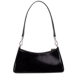 PATENT LEATHER BAGUETTE -BLACK