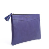 NOIR LARGE TOP HANDLE BAG - INDIGO BLUE BLACK TWO TONE + CM MULTI PURPOSE POUCH - INDIGO BLUE BLACK TWO TONE